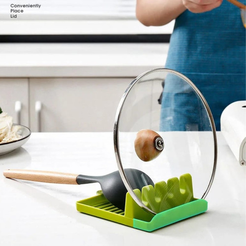Soporte Utensilios De Cocina De Plástico, Posa Cucharas