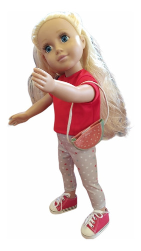 Imagen 4 de 7 de Witty Girls Cartera Sandia Lucy Accesorio Muñeca 45 Cm/18