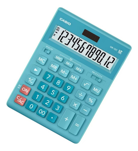 Calculadora De Escritorio Casio Gr-12c 12 Dígitos Básica