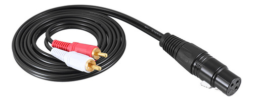 Cable De Audio.. 5m/5ft Divisor Estéreo Xlr Hembra.2 Rca M
