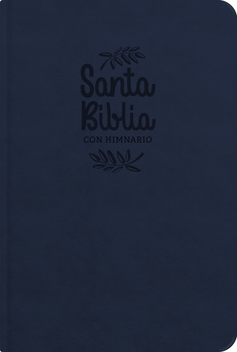 Imagen 2 de 9 de Biblia Nrv 2000 Act Con Himnario Azul - Símil Piel
