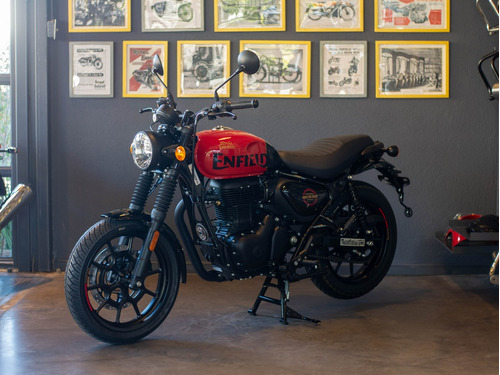 Imagen 8 de 25 de Royal Enfield Hntr 350 Hunter Rebel Red Unidades Disponibles