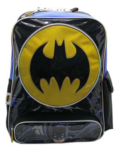 Mochila Escolar Cresko Batman Dc Con Luz Led 18p Espalda