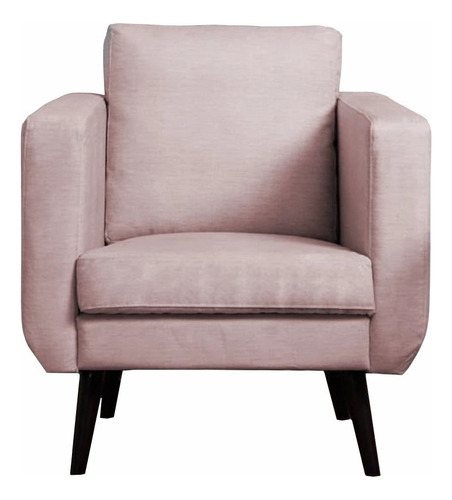 Sillon Sofa Living Butaca Ly107 1c Tela - Dormire Color Rosa