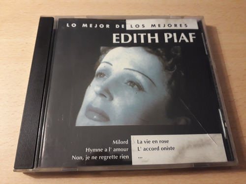 Cd Lo Mejor De Los Mejores Edith Piaf. Made In Canada