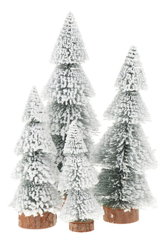 Rbol De Navidad Artificial De Mesa, Árbol Nevado, 4 Piezas
