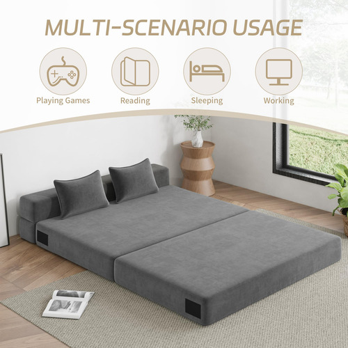 Luoxiao Sofá Cama Plegable Convertible Tamaño Matrimonial