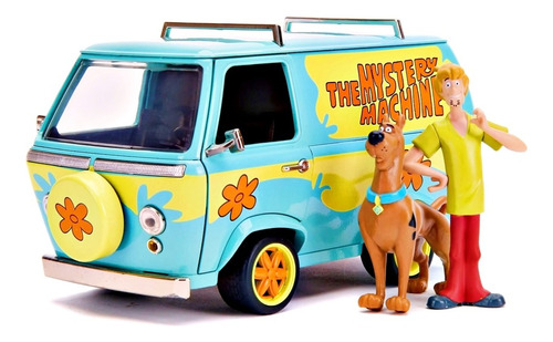 Mystery Machine Con Scooby Doo & Shaggy Escala 1:24 Jada Toy