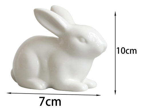 4 Adorable Conejito De Pascua Figuritas Estatua De Conejo