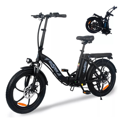 Bicicleta Eléctrica 350w Shimano 26p Negro  Onesport Bk6