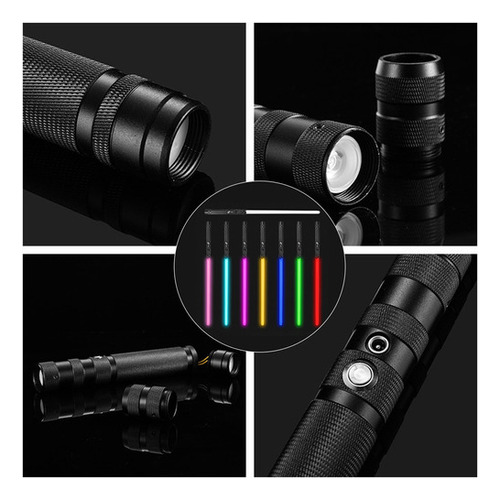 Sable De Luz Rgb Fiesta Cosplay Lorsaberus Sable De Luz Para Color Negro