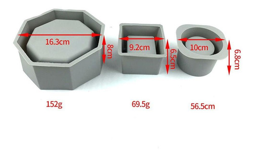 Molde De Silicona Para Macetas Moldes Para Plantas Pequeñas