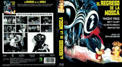 El Regreso De La Mosca 1959- Pelicula Dvd - Ciencia Ficcion