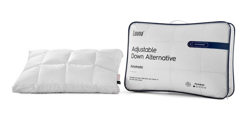 Almohada Luuna Ajustable Down Alternative, Regular