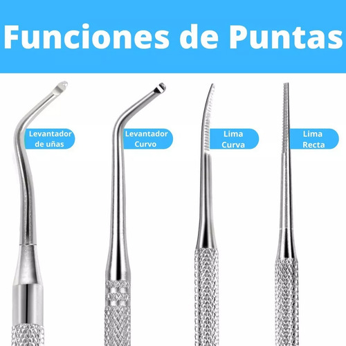 3pcs Herramienta Para Uñas Encarnadas Lima Uñas Del Pie