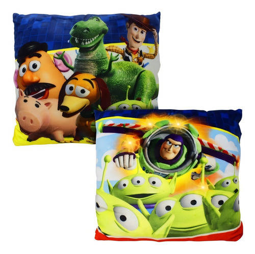 Cojin Decorativo Luminoso Led Prividencia Disney Personajes Color Toy Story Marcianos