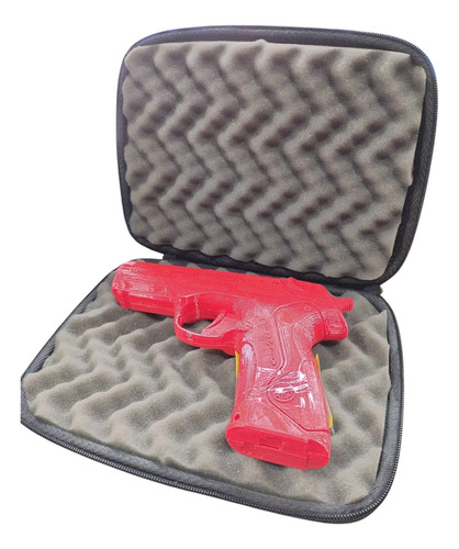 Estuche Gun Case Termoformado Houston 4 3tf Negro Houston Zurdo/diestro Negro