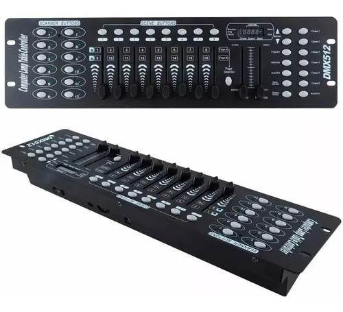comprar Controlador Dmx 512 Consola Mesa Iluminacion Discoteca \u002Fw007