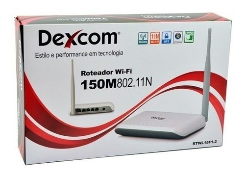 Roteador Wi-fi Dexcom Rtwl15f1-2 150 Mbits 802.11n 1 Antena