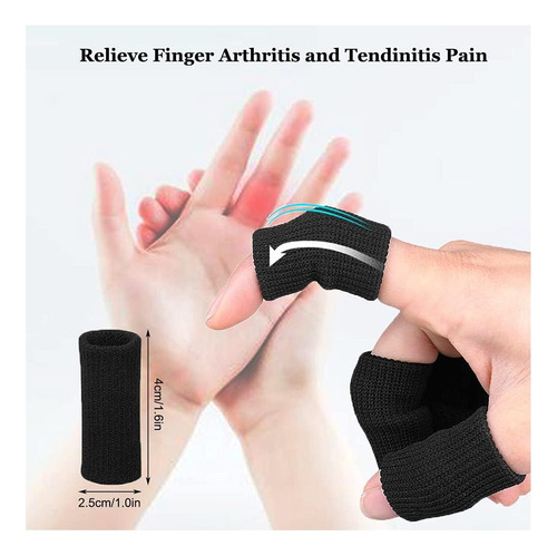Mangas De Artritis Con Los Dedos (30pcs), Elástico Soporte