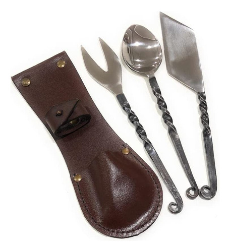 Nauticalmart Medieval Feasting Set 3 Piezas Cubiertos Cuchil