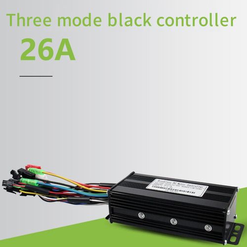 Controlador Brushless 36v 48v 500w 750w 26a Três Modos