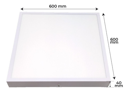 Panel Led Superficial De 60x60 Cm. De 48w, Multivoltaje