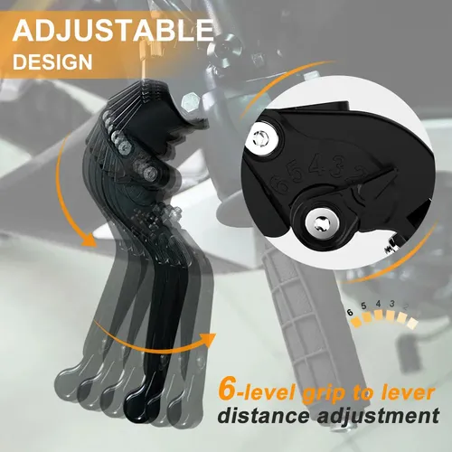 Para Suzuki Motocicleta Freno Ajustable Palanca De Embrague