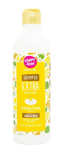 Happy Anne Extra Fortalecedor Shampoo Keratina Vegano Local