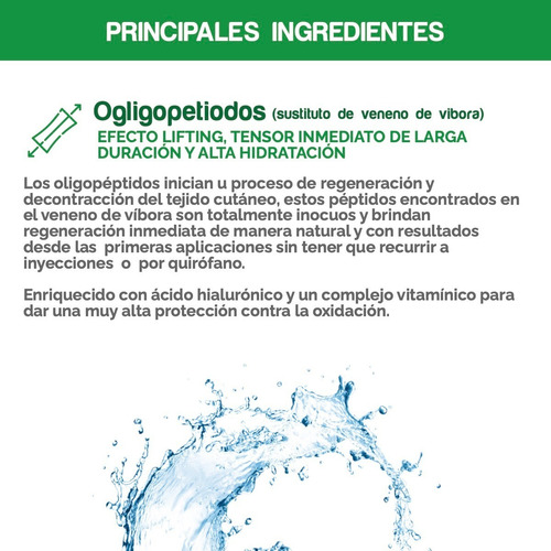 Imagen 3 de 6 de Crema Veneno De Víbora Con Ácido Hialurónico 2x1