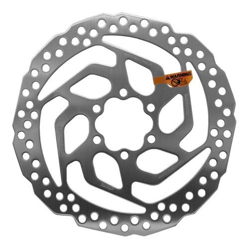 Imagen 1 de 2 de Disco De Freno De Bicicleta Shimano Rt26 180mm 6 Tornillos