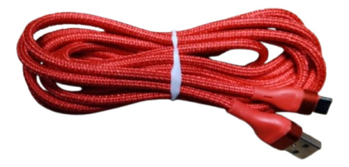 Cable Usb Tipo C 3 Metros Carga Rapida Trenzado Tecno
