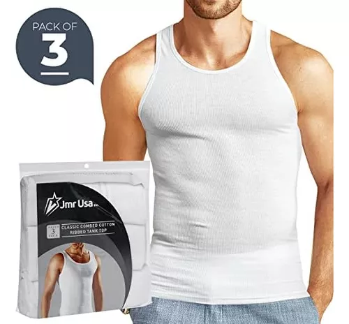 camisetas sin mangas para Hombre 100% algodón sin etiqueta Paquete