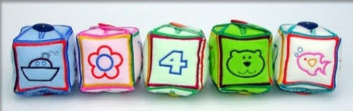 7 Matrices P/ Maquinas De Bordar Juegos Didacticos / Cubos
