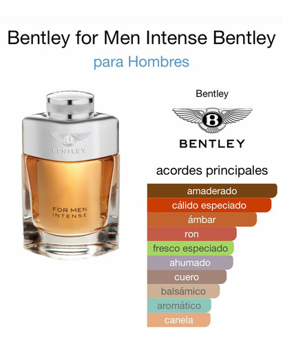 Bentley For Men Intense Edp 100ml Para Hombre