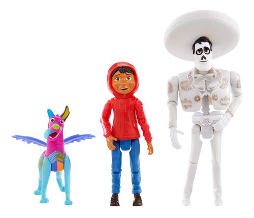 Bonecos Coco Disney Pixar 3 Figuras Storytellers Mattel Hmm0