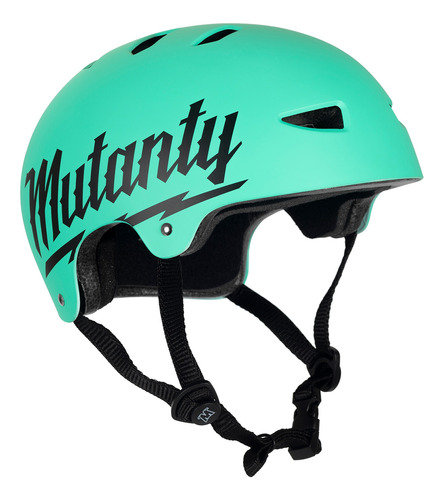 Casco De Bicicleta Mutanty Venom - Bmx Mtb - Celeste