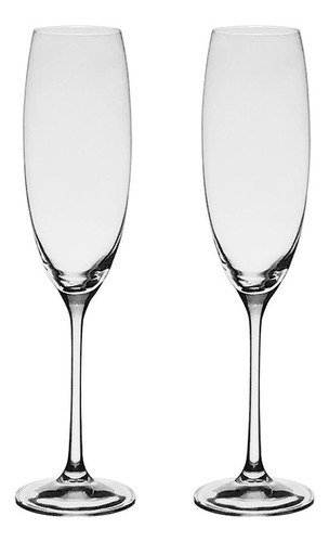 Set de 2 copas de champán de cristal de 230 ml Grandioso Bohemia