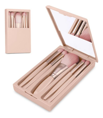 Set De 5 Mini Brochas De Maquillaje