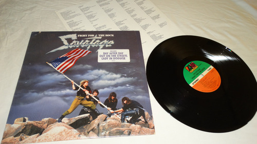 Savatage - Fight For The Rock '1986 (atlantic) (vinilo:nm - 