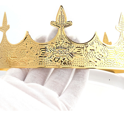 Diadema Vintage Con Forma De Corona De Rey Para Hombre, Boda
