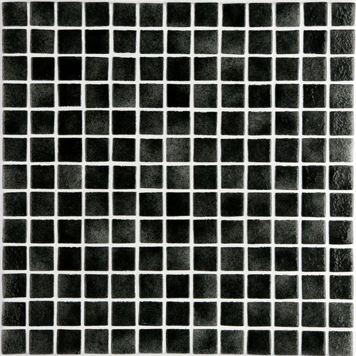 Mosaico Vidrio Malla Piscina Negro 2.5x2.5 Europeo Cj=2mts²