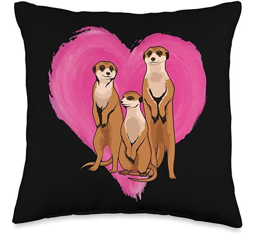 Divertidos Meerkat Regalos Y Accesorios Corazón Diseño Love