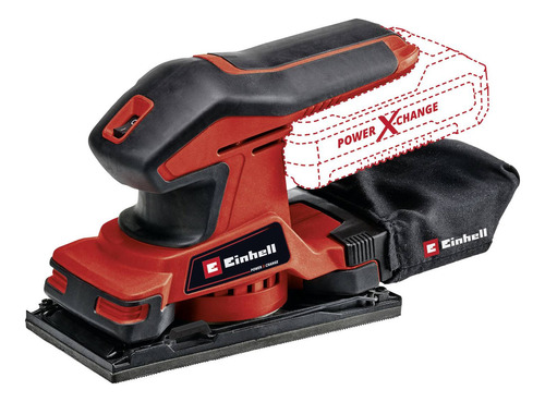 Lijadora Einhell Orbital Inalámbrica Tc-os 18/187 Li Solo Color Rojo