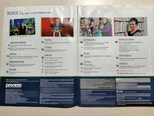 Revista Proceso No. 2241 (Usado)