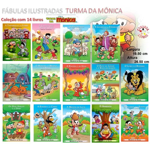 TURMA DA MÔNICA - FÁBULAS ILUSTRADAS PARA COLORIR - A MENINA DO LEITE -  Dois Pontos