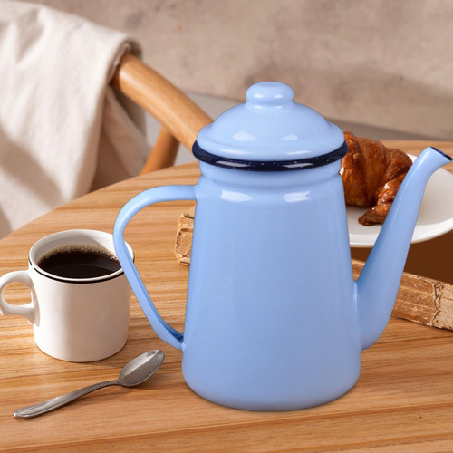 Cafetera Esmaltada De 1,1 L, Tetera Para Cocina, Tetera,.
