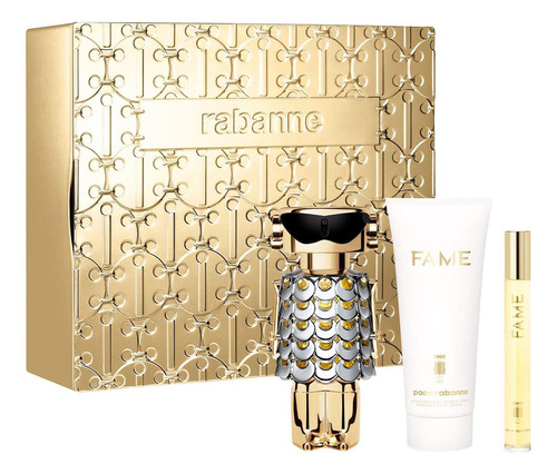 Set Paco Rabanne Fame 3pzs 80ml Edp