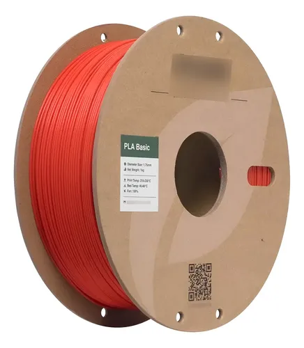Filamento PLA Basic eSUN 1kg - Vermelho