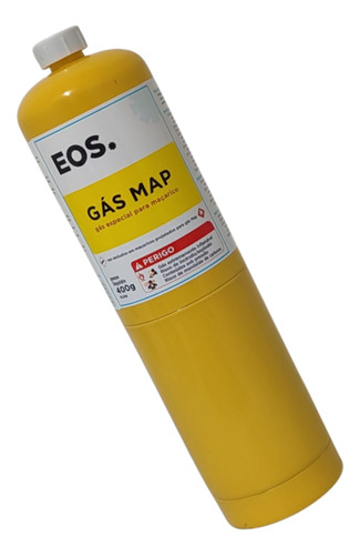 Kit 6 Refil Cilindro Gás Map 400g Para Maçarico Portátil Eos